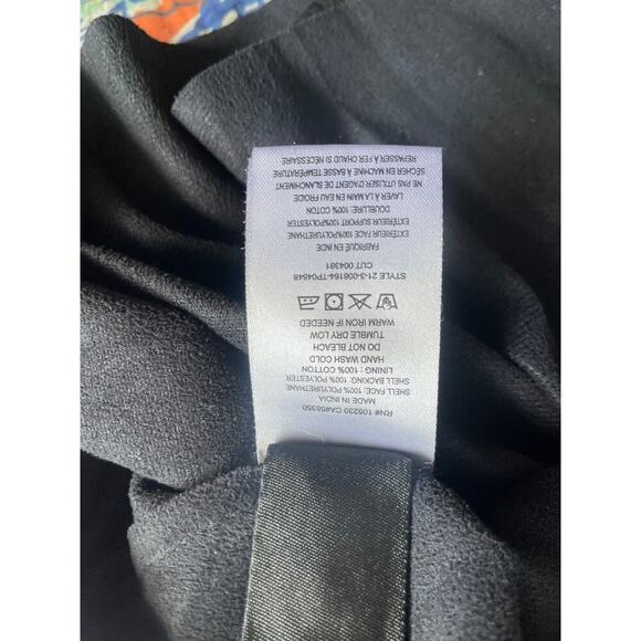 Joie Black Bonita Vegan Faux Leather Racerback Halter Tank Top • Size S - Picture 5 of 5